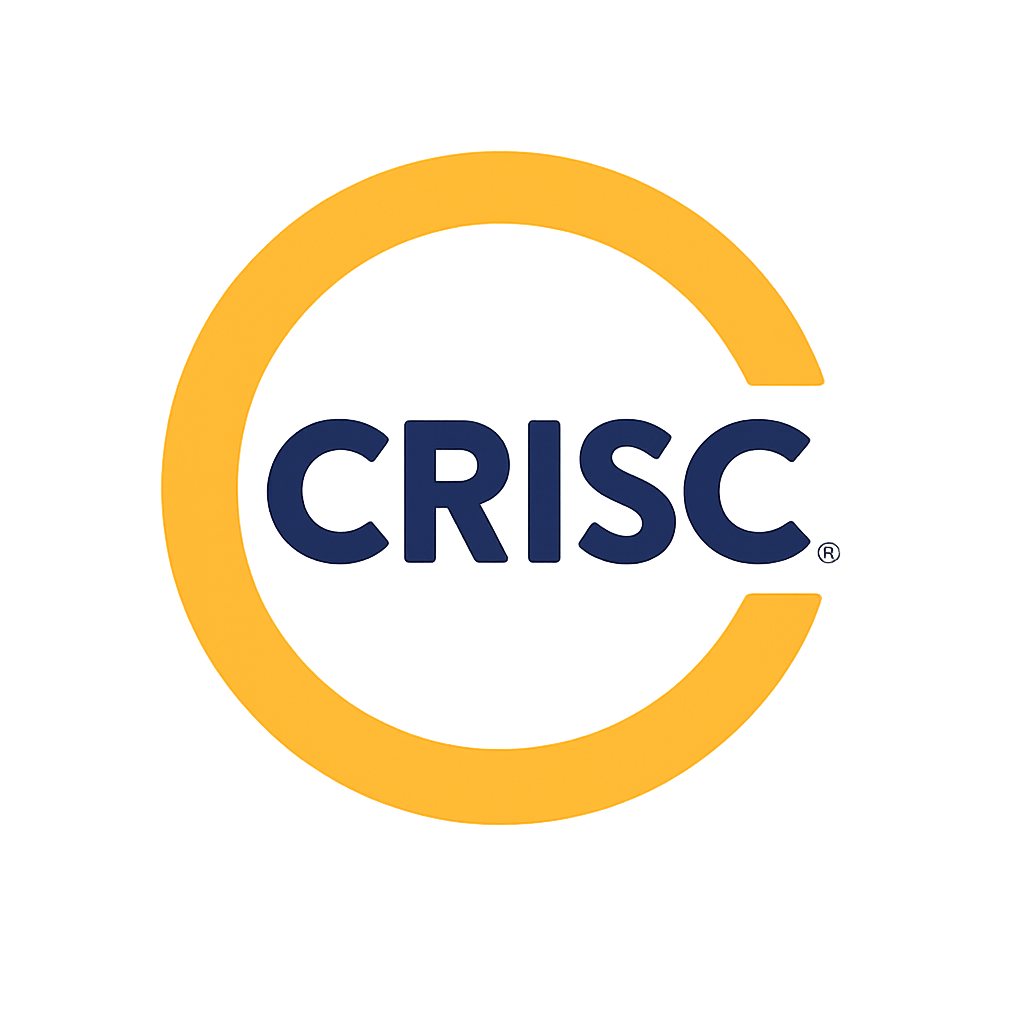 CRISC certification logo associated with Patrick W. Upman's individual credential