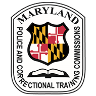 Maryland Police and Correctional Training Commissions logo displayed with Patrick W. Upman's individual crime-prevention credential